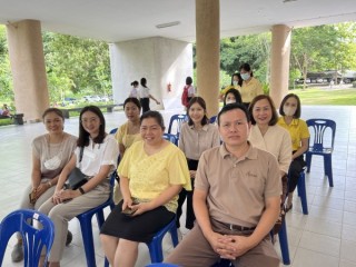 ร่วมพิธีทำบุญตักบาตรข้าวสารอาหารแห้ง เนื่องในโอกาสฉลองพระชนมายุ 8 รอบ สมเด็จพระสังฆราช สกลมหาสังฆปริณายก