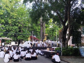 ร่วมพิธีบวงสรวงพระวิษณุกรรมและครอบครูช่าง ประจำปี2566  คณะศิลปกรรมและสถาปัตยกรรมศาสตร์ วันที่ 20 กรกฎาคม 2566