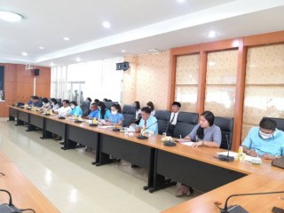วันที่ 13 สิงหาคม 2563   เข้าร่วมการประชุมเพื่อร่วมมือหาแนวทางการพัฒนา​ขับเคลื่อน​ตัวป้อน  ประจำ​ปีการศึกษา​ 2564