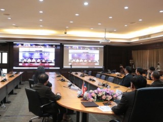 ร่วมดำเนินการจัดพิธีลงนามบันทึกความร่วมมือกับ Liuzhou Railway Vocational Technical College สาธารณรัฐประชาชนจีน 