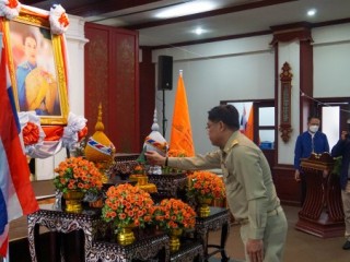 ร่วมพิธีเจริญพระพุทธมนต์เพื่อถวายเป็นพระกุศลและถวายพระพรแด่สมเด็จพระเจ้าลูกเธอ เจ้าฟ้าพัชรกิติยาภาฯ