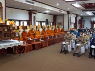 ร่วมพิธีเจริญพระพุทธมนต์เพื่อถวายเป็นพระกุศลและถวายพระพรแด่สมเด็จพระเจ้าลูกเธอ เจ้าฟ้าพัชรกิติยาภาฯ