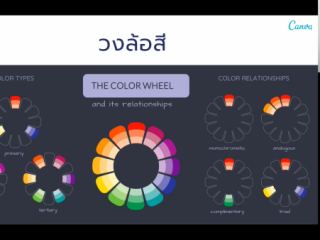 วิทยากรอบรมเชิงปฏิบัติการการออกแบบกราฟิกด้วย Canva ภายใต้ 
