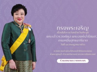 ร่วมลงนามถวายพระพร พระเจ้าวรวงศ์เธอ พระองค์เจ้าโสมสวลี กรมหมื่นสุทธนารีนาถ เนื่องในโอกาสวันคล้ายวันประสูติ